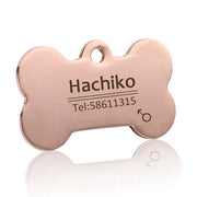 Free engraving Pet Dog cat collar accessories Decoration Pet ID Dog Tags Collars stainless steel cat tag customized tag