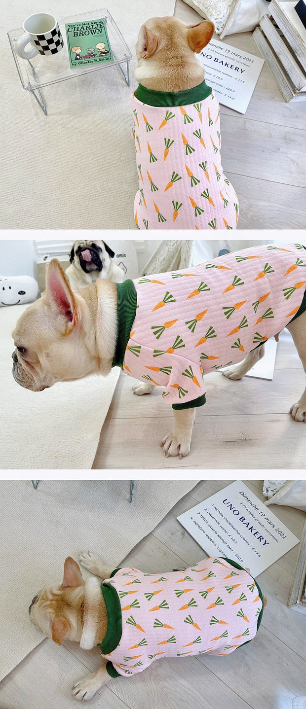 Pet Autumn And Winter Dogs And Cats Cotton-padded Coat