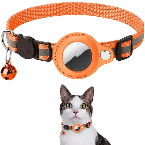 Luxe-Track Plus Reflective Waterproof Nylon Collar Case For Pet Tracking Tags - Stylish And Functional Pet Accessory-8