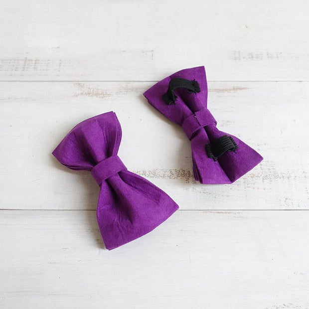 Pet bow tie Solid dog collar bow accessories