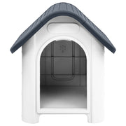 vidaXL Dog House Garden Dog Kennel Small Pet Cage Puppy Shelter Polypropylene-0