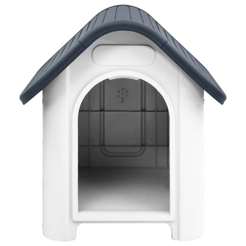 vidaXL Dog House Garden Dog Kennel Small Pet Cage Puppy Shelter Polypropylene-0