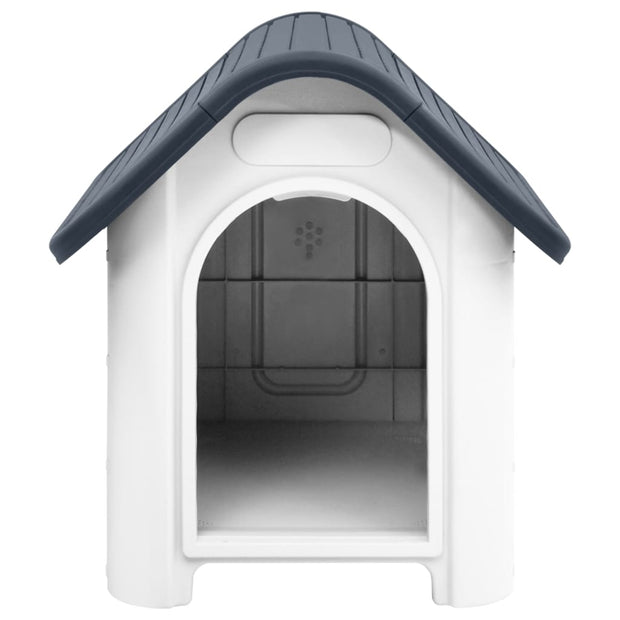 vidaXL Dog House Garden Dog Kennel Small Pet Cage Puppy Shelter Polypropylene-0