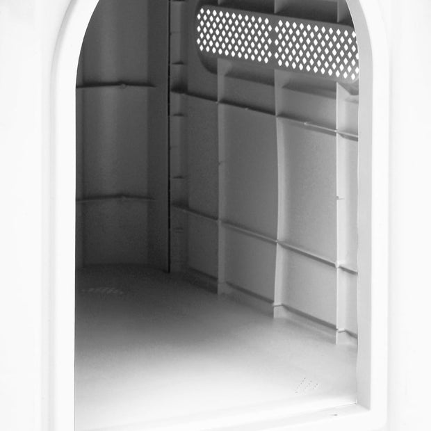 vidaXL Dog House Garden Dog Kennel Small Pet Cage Puppy Shelter Polypropylene-3