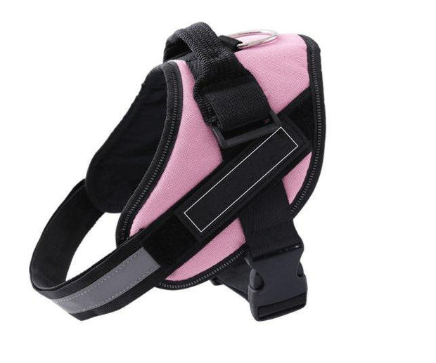 Customizable Multilingual Pet Harness With Id Patch - Personalize Your Pup's Safety And Style-0